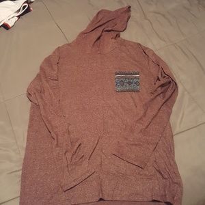 XL On The Byas long aleeve hooded tee